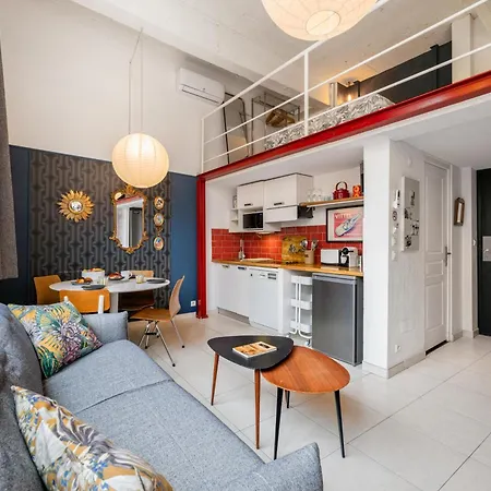 Nice-Duplex-Plage-Parking-Cimatisation 아파트