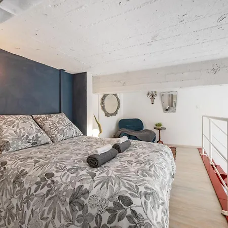 아파트 Nice-Duplex-Plage-Parking-Cimatisation 니스