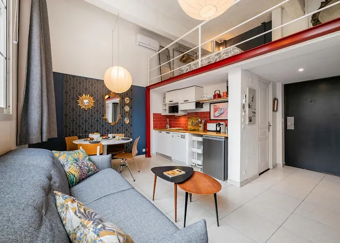 Nice-duplex-plage-parking-cimatisation Appartamento